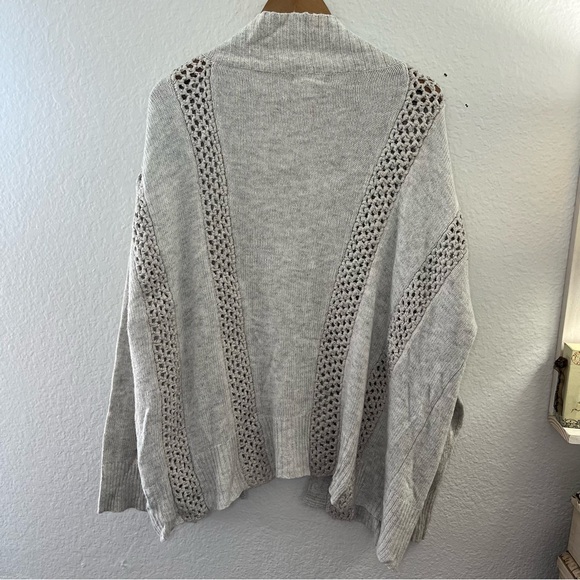 Sundance Light Grey Open Front Knit Cardigan Size XL - Picture 7 of 16